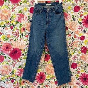 High rise straight jeans size 24